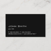 Modern QR Code Blue Metal Visitekaartje (Achterkant)