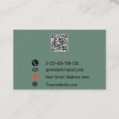 “Modern QR Code Business Card”  Visitekaartje (Voorkant)