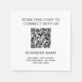 Modern QR Code Company Promotion Servet (Voorkant)