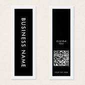 Modern QR Code Kledinglabel Hang Label Mini Visitekaartjes (Voorkant /achterkant)