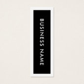 Modern QR Code Kledinglabel Hang Label Mini Visitekaartjes (Voorkant)