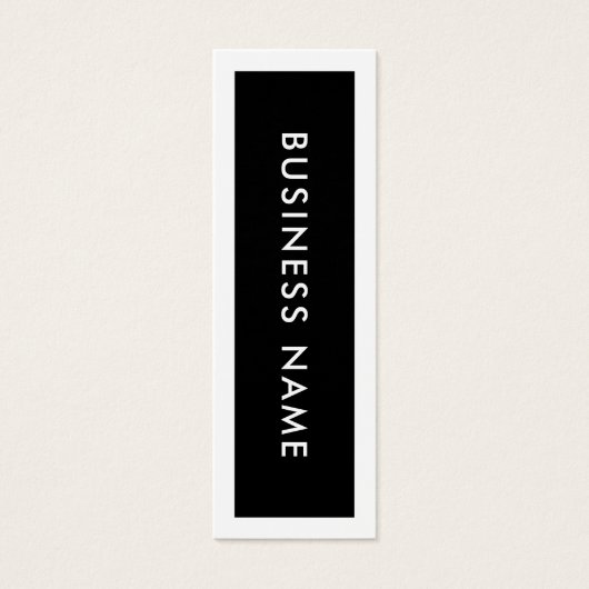 Modern QR Code Kledinglabel Hang Label Mini Visitekaartjes (Voorkant)