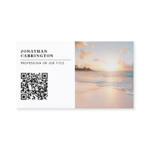 Modern QR Code Photo Logo-Visitekaartje