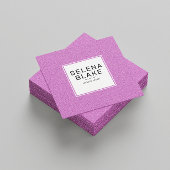 Modern QR-codeontwerp – elegant en minimalistisch Vierkante Visitekaartje