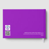 Modern QR Logo Church Easter Guest Book Gastenboek (Achterkant)