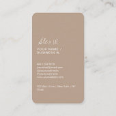 Modern QR-Logo Visitekaartje (Achterkant)