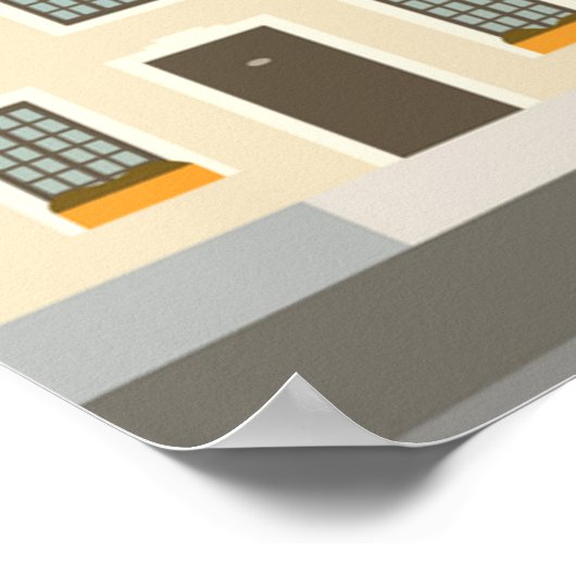 Modern Quebec Canada Travel Poster (Hoek)