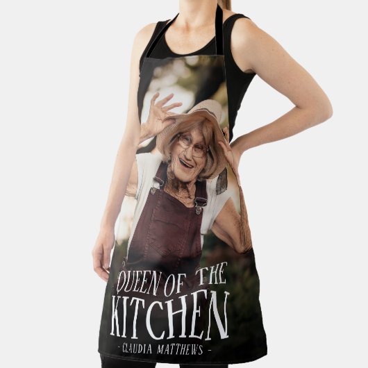 Modern Queen of the Kitchen Foto | Naam Apron Schort (Insitu)