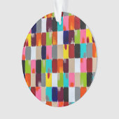 Modern Quilt Acryl Ornament (voorkant)