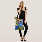 modern quiltpatroon tote bag (Op model)