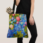 modern quiltpatroon tote bag (Dichtbij)