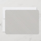 Modern Race Horse Derby Party Equestrian Kaart (Achterkant)