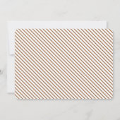 Modern Race Horse Derby Party Equestrian Kaart (Achterkant)