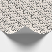 Modern Rain Pattern Cadeaupapier (Hoek)