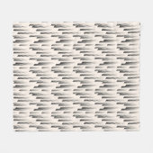 Modern Rain Pattern Fleece Deken (Voorkant (Horizontaal))