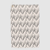 Modern Rain Pattern Golfhanddoek (Voorkant)