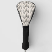 Modern Rain Pattern Golfheadcover (Voorkant)