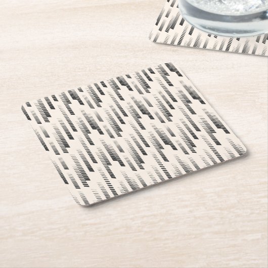 Modern Rain Pattern Kartonnen Onderzetters (Schuin)