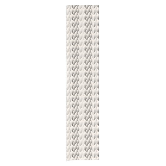 Modern Rain Pattern Korte Tafelloper (Voorkant)
