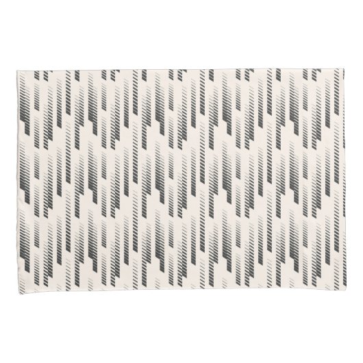 Modern Rain Pattern Kussensloop (Voorkant-Rechts)