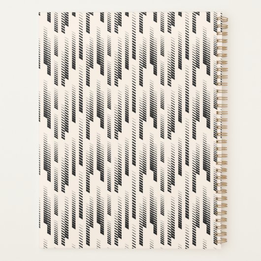 Modern Rain Pattern Planner (Achterkant)