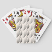 Modern Rain Pattern Pokerkaarten (Achterkant)