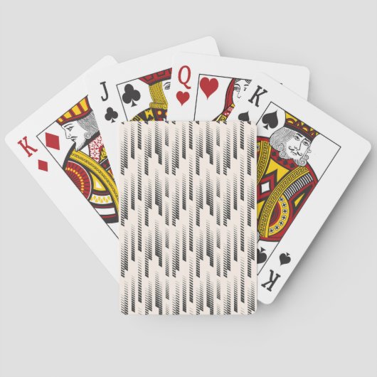 Modern Rain Pattern Pokerkaarten (Achterkant)