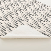 Modern Rain Pattern Sherpa Deken (3/4)