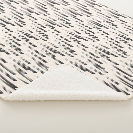 Modern Rain Pattern Sherpa Deken (3/4)