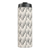 Modern Rain Pattern Thermosbeker (Voorkant)