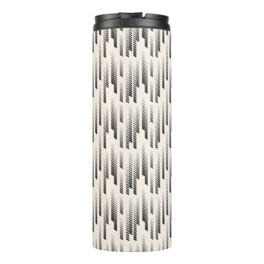 Modern Rain Pattern Thermosbeker (Achterkant)