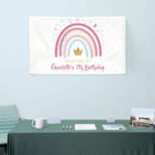 Modern Rainbow Birthday Banner (Beurs)