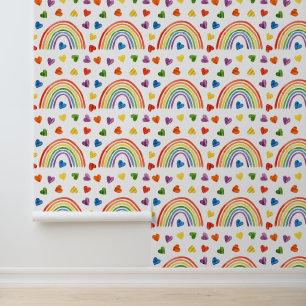 Modern Rainbow LGBT Gay Pride Patroon Behang
