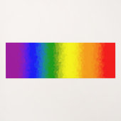 Modern Rainbow Mosaic Script Name  Yogamat (Achterkant (horizontaal))