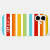 Modern Rainbow Stripes Kleurrijk Ontwerp Case-Mate iPhone Case (Achterkant (horizontaal))