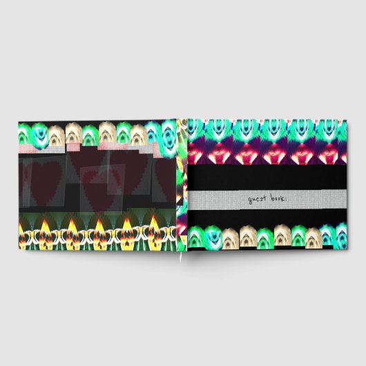 Modern Rajasthan Lac Jewelry Wedding Gastenboek (Volledig)