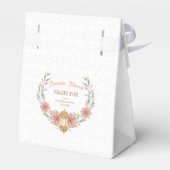 Modern Ramadan | Eid Mubarak Floral Wreath Lamp  Bedankdoosjes (Achterkant)