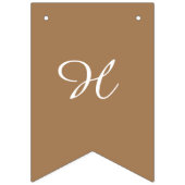 Modern Ranbows Earthy Tones Happy Birthday Vlaggetjes (Tweede vlag)