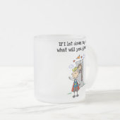 Modern Rapunzel Matglas Koffiemok (Voorkant rechts)