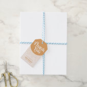 Modern Ray of Sunshine Boho Baby shower Bedankt Cadeaulabel (Met Touw)