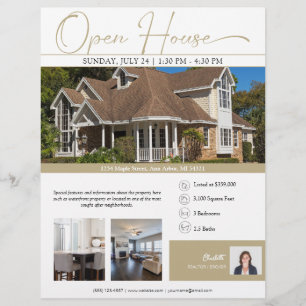 Modern Real Esate Open House Flyer