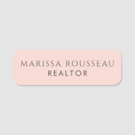 Modern Real Estate Agent Naamplaatje