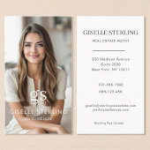 Modern Real Estate Agent Photo Professional Visitekaartje