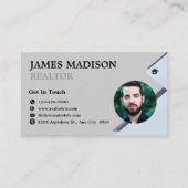 Modern Real Estate Agent Visitekaartje (Voorkant)