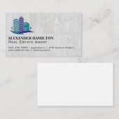 Modern Real Estate Buildings Visitekaartje (Voorkant / Achterkant)