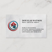 Modern Real Estate Custom Logo Visitekaartje (Voorkant)