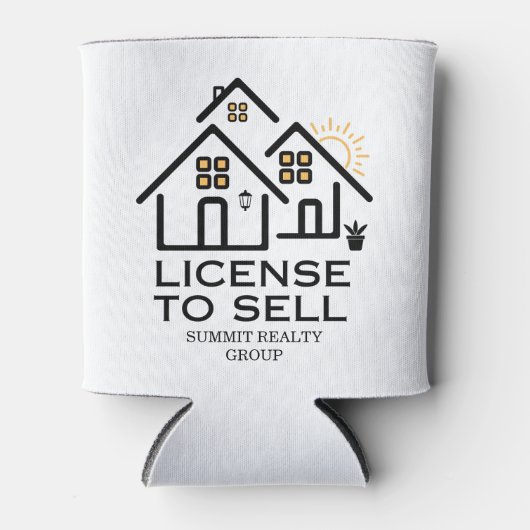 Modern Real Estate License To Sell Drink Blikjeskoeler (Voorkant)
