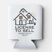 Modern Real Estate License To Sell Drink Blikjeskoeler (Achterkant)