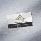 Modern Real Estate Logo | Property Management Magnetisch Visitekaartje (Voorbeeld)