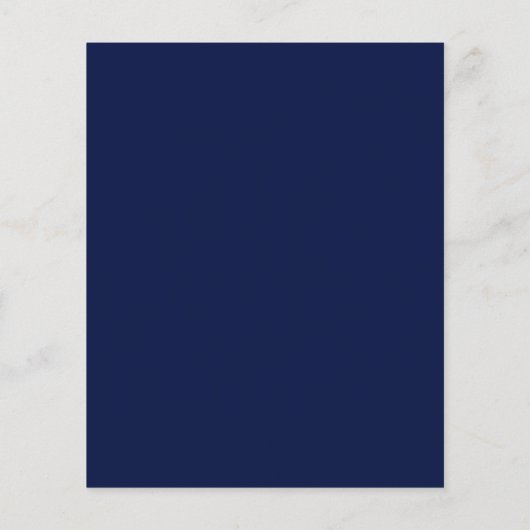 Modern Real Estate Navy Blue and Green Customized Flyer (Achterkant)